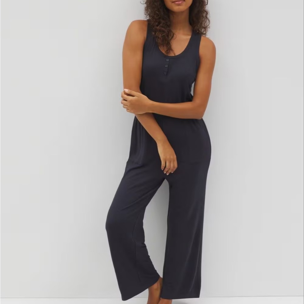 Soma Lightweight Terry Crop Jumpsuit size small NWT